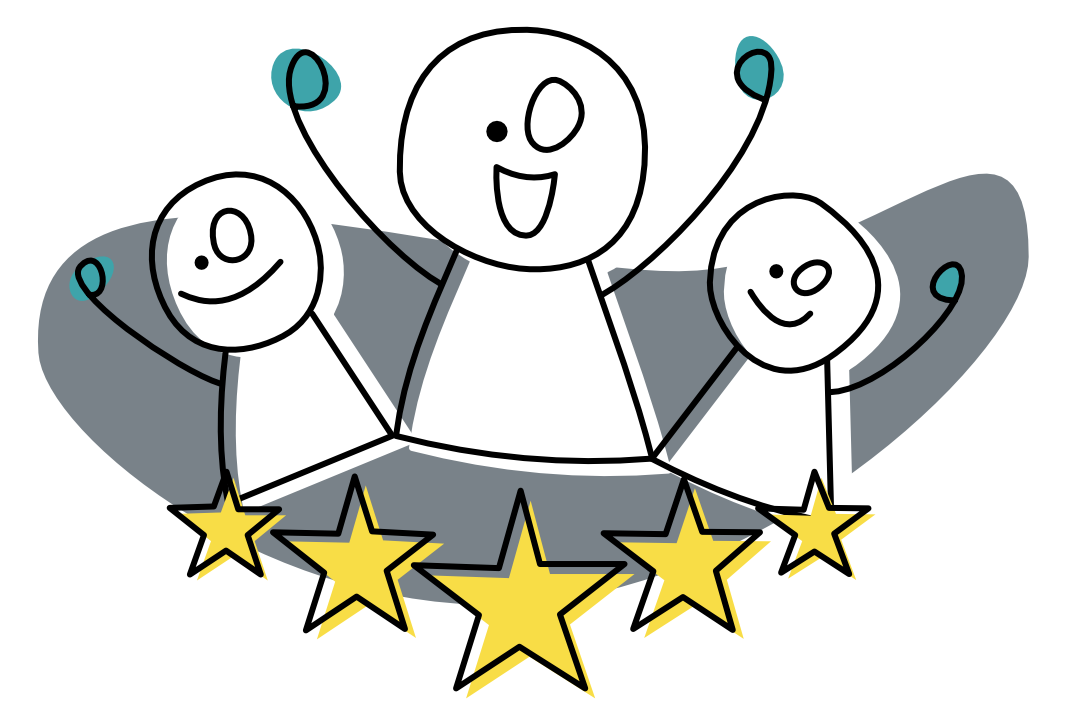 une icône pour la satisfaction des stagiaires ayant assistés aux formations dispensées par Entreprise Vivante